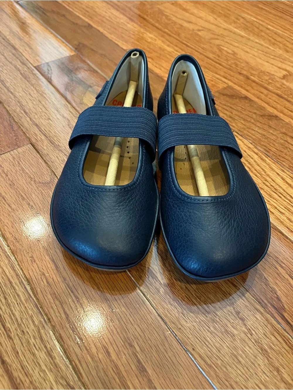 Camper Navy Blue Girls Mary Jane Dress Shoes NEW